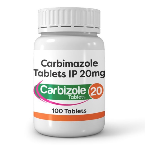 Carbimazole (20mg)What is Carbizole 20?Carbizole 20 is a medication containing Carvedilol, a non-selective beta-blocker and alpha-1 blocker, primarily used to treat high blood pressure and heart failure. Carvedilol works by relaxing blood vessels and slowing heart rate, improving blood flow and reducing blood pressure.Uses of Carbizole 20Carbizole 20 is prescribed for various cardiovascular conditions, including:Hypertension: Helps lower high blood pressure, reducing the risk of stroke, heart attack, and kidney problems.Heart Failure: Improves survival and reduces hospitalization in patients with heart failure.Left Ventricular Dysfunction: Aids in improving heart function following a heart attack.Dosage and AdministrationThe dosage of Carbizole 20 is determined by a healthcare provider based on the patient’s condition and response to treatment. It is usually taken twice daily with food to reduce the risk of side effects. Regular monitoring of blood pressure and heart rate is recommended during treatment.Side Effects of Carbizole 20Common side effects may include:Dizziness or lightheadednessFatigueLow blood pressureSlow heart rateWeight gainPrecautions and WarningsAllergies: Inform your doctor of any allergies to Carvedilol or other medications.Medical History: Discuss your medical history, especially if you have asthma, bronchitis, liver disease, or severe heart conditions.Pregnancy and Breastfeeding: Consult your doctor if you are pregnant, planning to become pregnant, or breastfeeding.For further information please contact: info@sterispharma.com / contact@sterispharma.comcall/whatsapp: 7877551268, 7849827488ORDER NOW