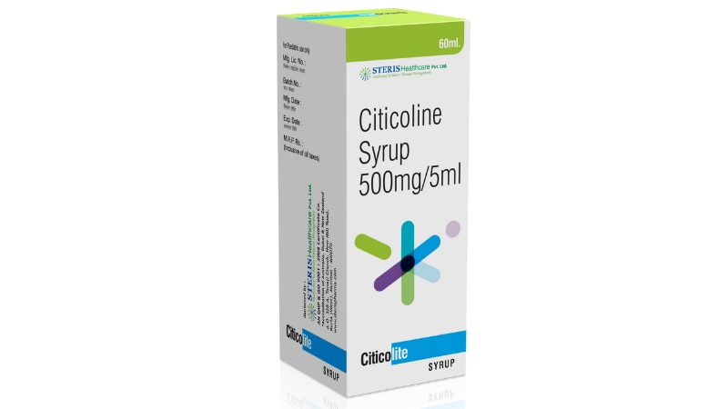 CITICOLITE SYPCiticoline Syrup 500 mg / 5 mlIntroductionCITICOLITE SYP contains Citicoline, a potent neuroprotective and nootropic agent, in a convenient syrup form. Each 5 ml of CITICOLITE SYP delivers 500 mg of Citicoline, designed to enhance cognitive functions, support brain health, and aid in the recovery from neurological disorders. This liquid formulation is ideal for individuals who prefer or require a non-tablet form of supplementation.Key Ingredient and Its BenefitsCiticoline (500 mg / 5 ml)Cognitive Enhancer: Citicoline enhances memory, attention, and learning by increasing the levels of neurotransmitters such as acetylcholine in the brain.Neuroprotective: It supports the repair of damaged neuronal membranes and enhances neuroplasticity, promoting brain health and recovery from injuries.Increased Brain Energy: Citicoline boosts the production of adenosine triphosphate (ATP), the primary energy carrier in cells, thereby enhancing brain energy metabolism.Enhanced Communication: It facilitates the synthesis of phosphatidylcholine, a key component of cell membranes, improving communication between brain cells.Benefits of CITICOLITE SYPEnhanced Cognitive Function: CITICOLITE SYP improves memory, learning, attention, and overall cognitive performance.Neuroprotection: The formulation provides robust neuroprotection, safeguarding brain cells from oxidative stress, free radical damage, and ischemic injury.Increased Brain Energy: By boosting ATP production, CITICOLITE SYP enhances brain energy metabolism, supporting mental clarity and focus.Overall Brain Health: Citicoline promotes long-term brain health, protecting against cognitive decline and enhancing mental performance.Convenient Liquid Form: The syrup formulation is easy to administer and ideal for individuals who have difficulty swallowing tablets or prefer a liquid form.Dosage and AdministrationDosageCognitive Enhancement: The typical dosage of CITICOLITE SYP is 5 ml (500 mg) taken once or twice daily, or as prescribed by a healthcare provider. The dosage may be adjusted based on the patient’s response and specific health needs.AdministrationOral Use: Measure the syrup using the provided dosing spoon or cup and take it by mouth. It can be taken with or without food.Consistency: For optimal results, take CITICOLITE SYP at the same time each day to maintain consistent levels of the active ingredient in your bloodstream.For further information: EMAIL: info@sterispharma.com / contact@sterispharma.com CALL/WHATSAPP: 7877551268, 7849827488 Order NOWhttps://www.sterisonline.com/product/citicolite-syp-133637