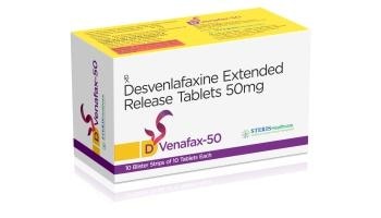 DVENAFAX 50 Desvenalafaxine SR (50mg)ERIntroduction:DVENAFAX 50 is a medication containing Desvenlafaxine SR (50mg ER), a serotonin-norepinephrine reuptake inhibitor (SNRI) commonly prescribed for the treatment of major depressive disorder (MDD) in adults. This medication is known for its efficacy in improving mood and alleviating symptoms associated with depression.Key Features and Benefits:Antidepressant Properties: Desvenlafaxine SR (50mg ER) is effective in addressing the core symptoms of depression, including persistent sadness, loss of interest or pleasure in activities, changes in appetite or weight, sleep disturbances, fatigue, feelings of worthlessness or guilt, and difficulty concentrating or making decisions.Extended-Release Formulation: The extended-release formulation ensures a steady and continuous release of the medication in the body, leading to improved efficacy and convenience with once-daily dosing.Serotonin-Norepinephrine Reuptake Inhibition: Desvenlafaxine works by blocking the reuptake of serotonin and norepinephrine in the brain. This mechanism helps increase the levels of these neurotransmitters, contributing to its antidepressant effects.Minimal Side Effects: Compared to some other antidepressants, Desvenlafaxine SR (50mg ER) may have fewer side effects such as sexual dysfunction and weight gain, although individual responses may vary.Dosage and Administration:Initial Dosage: The typical starting dose of DVENAFAX 50 (Desvenlafaxine SR 50mg ER) is once daily, preferably taken in the morning with or without food.Dosage Adjustment: Your healthcare provider may adjust the dosage based on your response to treatment and individual tolerability. It's crucial to follow your doctor's instructions regarding dose changes.Maximum Dosage: The maximum recommended daily dose of Desvenlafaxine ER is generally 400mg, although most patients respond well to lower doses.For further information: EMAIL: info@sterispharma.com / contact@sterispharma.com CALL/WHATSAPP: 7877551268, 7849827488 Order NOWhttps://www.sterisonline.com/product/dvenafax-50-133567
