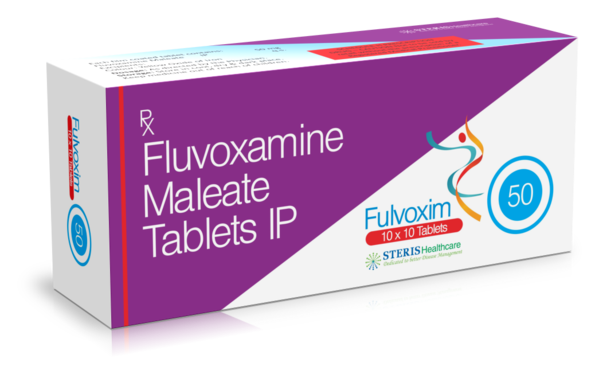 FULVOXIM 50 Fluvoxamine (50mg)Introduction:FULVOXIM 50 contains Fluvoxamine (50mg), a selective serotonin reuptake inhibitor (SSRI) commonly used to treat obsessive-compulsive disorder (OCD) and various anxiety disorders. Fluvoxamine is known for its ability to improve mood, reduce anxiety, and manage obsessive-compulsive behaviors.Key Features and Benefits:Obsessive-Compulsive Disorder (OCD): Fluvoxamine is highly effective in reducing the frequency and severity of obsessive-compulsive thoughts and behaviors, providing significant relief for individuals with OCD.Anxiety Disorders: It helps alleviate symptoms of various anxiety disorders, including generalized anxiety disorder (GAD), social anxiety disorder, and panic disorder. It reduces excessive worry, restlessness, and irritability.Antidepressant Properties: Fluvoxamine can also be used to treat depression, improving mood, sleep, appetite, and overall quality of life.Selective Serotonin Reuptake Inhibition: By selectively inhibiting the reuptake of serotonin in the brain, Fluvoxamine increases the levels of this neurotransmitter, which is essential for mood regulation and emotional stability.Dosage and Administration:Initial Dosage: The typical starting dose of FULVOXIM 50 (Fluvoxamine 50mg) is once daily, preferably taken in the evening with or without food.Dosage Adjustment: Your healthcare provider may adjust the dosage based on your response to treatment and individual needs. It's important to follow your doctor's instructions regarding dose changes.Maximum Dosage: The maximum recommended daily dose of Fluvoxamine varies depending on the condition being treated but is generally up to 300mg per day for adults, divided into two doses if necessary.For further information: EMAIL: info@sterispharma.com / contact@sterispharma.com CALL/WHATSAPP: 7877551268, 7849827488 Order NOWhttps://www.sterisonline.com/product/fulvoxim-50-133573