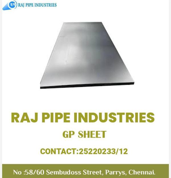 GP Sheet is Galvanized Plain Sheet which is manufactured by Zinc - coating on CR Sheet.