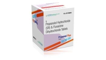PROPENOL PLUS Propranolol, FlunarizineIntroduction:PROPENOL PLUS combines two potent medications, Propranolol and Flunarizine, to offer comprehensive treatment for cardiovascular conditions and migraine headaches. This combination enhances therapeutic efficacy by addressing multiple aspects of these health concerns.Key Features and Benefits:Propranolol (Beta-Blocker):Cardiovascular Benefits: Propranolol is a beta-blocker that effectively manages hypertension, angina, and arrhythmias by reducing heart rate and blood pressure.Anxiety Relief: It also helps alleviate anxiety symptoms by blocking the effects of adrenaline, leading to a calmer physiological response.Migraine Prevention: Propranolol is beneficial in preventing migraine headaches, reducing their frequency, severity, and duration.Flunarizine (Calcium Channel Blocker):Migraine Prophylaxis: Flunarizine acts as a calcium channel blocker, reducing the frequency and severity of migraine attacks by stabilizing blood vessels and decreasing their hyperactivity.Vertigo Management: It is also effective in managing vertigo associated with vestibular disorders.Dual Action:Comprehensive Treatment: PROPENOL PLUS provides a comprehensive approach to managing both cardiovascular conditions and migraines, offering convenience and improved therapeutic outcomes.Synergistic Effects: The combination of Propranolol and Flunarizine may have synergistic effects, enhancing their individual benefits and reducing the need for multiple medications.Dosage and Administration:Dosage Regimen: The recommended dosage of PROPENOL PLUS may vary based on the patient's condition and response to treatment.Individual Components: Propranolol is typically initiated at 40mg two to three times daily for cardiovascular indications and anxiety. Flunarizine is commonly prescribed at 5-10mg daily for migraine prophylaxis.Combination Therapy: PROPENOL PLUS combines these dosages into a single formulation, simplifying the treatment regimen and improving patient compliance.Administration: Take PROPENOL PLUS as directed by your healthcare provider, preferably with water and without food to enhance absorption. Follow the prescribed dosage schedule for optimal therapeutic benefits.For further information: EMAIL: info@sterispharma.com / contact@sterispharma.com CALL/WHATSAPP: 7877551268, 7849827488 Order NOW https://www.sterisonline.com/product/propenol-plus-134108