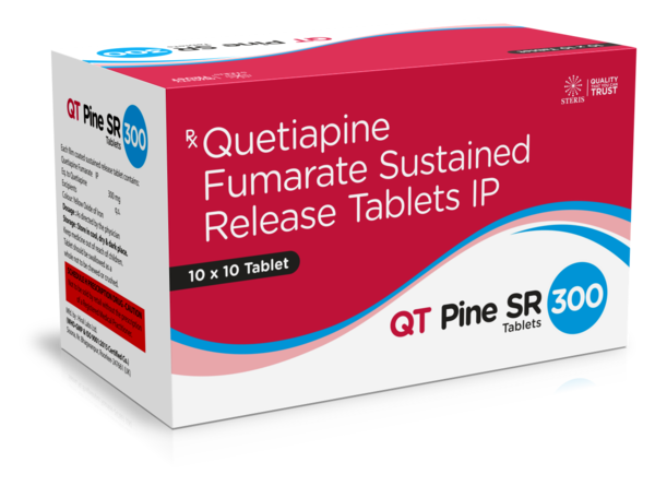 QT-PINE SR 300 Quetiapine Prolonged Release (300mg)Introduction:QT-PINE SR 300 is a medication formulated with Quetiapine in a prolonged-release format, specifically designed to provide sustained therapeutic benefits for individuals dealing with various psychiatric disorders. Quetiapine, an atypical antipsychotic, is renowned for its effectiveness in managing schizophrenia, bipolar disorder, major depressive disorder (MDD), and related conditions.Key Features and Benefits:Extended Release Mechanism:QT-PINE SR 300 employs a prolonged-release mechanism to deliver Quetiapine gradually over an extended period. This feature ensures a consistent therapeutic concentration in the bloodstream, reducing the need for frequent dosing and enhancing treatment compliance.Antipsychotic and Mood Stabilizing Properties:Quetiapine, the active ingredient in QT-PINE SR 300, acts by blocking dopamine and serotonin receptors in the brain. This action helps alleviate psychotic symptoms like hallucinations and delusions in schizophrenia and stabilizes mood swings in bipolar disorder, preventing manic and depressive episodes.Antidepressant Effects:QT-PINE SR 300 is prescribed for major depressive disorder (MDD) due to Quetiapine's antidepressant properties. It modulates serotonin and norepinephrine levels, alleviating depressive symptoms and improving overall mood and well-being.Anxiolytic Action:The anxiolytic (anxiety-reducing) effects of Quetiapine contribute to its efficacy in managing anxiety disorders such as generalized anxiety disorder (GAD) and social anxiety disorder (SAD).Dosage and Administration:Initial Dosage and Adjustment:The typical starting dose of QT-PINE SR 300 is 300mg taken orally once daily, preferably in the evening due to potential sedative effects. Dosage adjustments may be made by your healthcare provider based on individual response and tolerability.Administration Instructions:Swallow the QT-PINE SR 300 tablet whole with water, without crushing or chewing it. Adhere strictly to the prescribed dosing schedule to maintain therapeutic blood levels.Duration of Treatment:Continue taking QT-PINE SR 300 as directed by your doctor, even if symptoms improve. Abrupt discontinuation can lead to relapse or withdrawal symptoms.For further information: EMAIL: info@sterispharma.com / contact@sterispharma.com CALL/WHATSAPP: 7877551268, 7849827488 Order NOWhttps://www.sterisonline.com/product/qt-pine-sr-300-133621