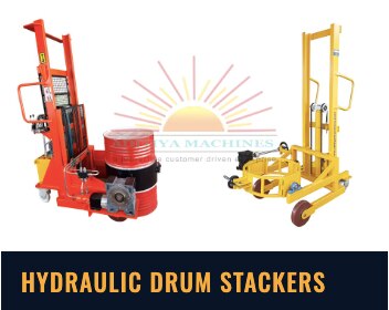 HYDRAULIC ROTATION DRUM STACKERS