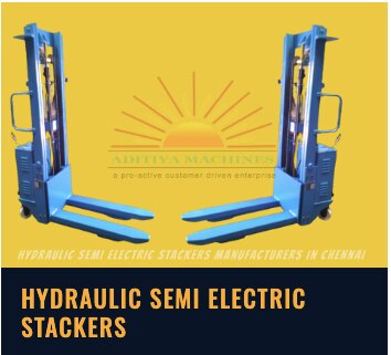 HYDRAULIC SEMI ELECTRIC STACKERS