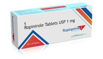 ROPINPRIME 1 Ropinirole (1mg)Introduction:Ropinprime 1 contains Ropinirole, a potent dopamine agonist used primarily to treat Parkinson's disease and restless legs syndrome (RLS). With a dosage strength of 1mg, Ropinprime 1 is designed to alleviate symptoms by mimicking the action of dopamine in the brain, thereby improving motor function and enhancing the quality of life for patients.Key Features and Benefits:Dopamine Agonist:Ropinprime 1 acts as a dopamine agonist, stimulating dopamine receptors in the brain. This mechanism helps reduce the motor symptoms associated with Parkinson's disease, such as tremors, stiffness, and bradykinesia (slowed movement).Improved Motor Function:By enhancing dopaminergic activity, Ropinprime 1 aids in improving overall motor function, allowing patients to perform daily activities with greater ease and independence.Restless Legs Syndrome Relief:Ropinprime 1 is also effective in managing the symptoms of restless legs syndrome (RLS), a condition characterized by an uncontrollable urge to move the legs, often accompanied by uncomfortable sensations. Ropinirole helps reduce these symptoms, improving sleep quality and overall comfort.Flexible Dosing:The 1mg dosage strength provides flexibility in dosing regimens, enabling healthcare providers to tailor treatment plans based on individual patient needs, symptom severity, and response to therapy.Dosage and Administration:Initial Dosage for Parkinson's Disease:The recommended starting dose of Ropinprime 1 for Parkinson's disease is typically 0.25mg taken three times daily. The dose can be gradually increased based on clinical response and tolerability. Maintenance doses usually range from 1mg to 8mg per day, divided into multiple doses.Initial Dosage for Restless Legs Syndrome:For RLS, the initial dose is usually 0.25mg taken once daily, 1 to 3 hours before bedtime. The dose may be increased to 0.5mg and then to 1mg, depending on patient response and symptom control.Administration Instructions:Swallow Ropinprime 1 tablets whole with water, with or without food. Taking the medication with food may help reduce the likelihood of nausea.Continued Monitoring:Regular monitoring of symptoms, motor function, and potential side effects is essential during Ropinprime 1 therapy to ensure therapeutic efficacy and patient safety.For further information: EMAIL: info@sterispharma.com / contact@sterispharma.com CALL/WHATSAPP: 7877551268, 7849827488 Order NOWhttps://www.sterisonline.com/product/ropinprime-1-133628