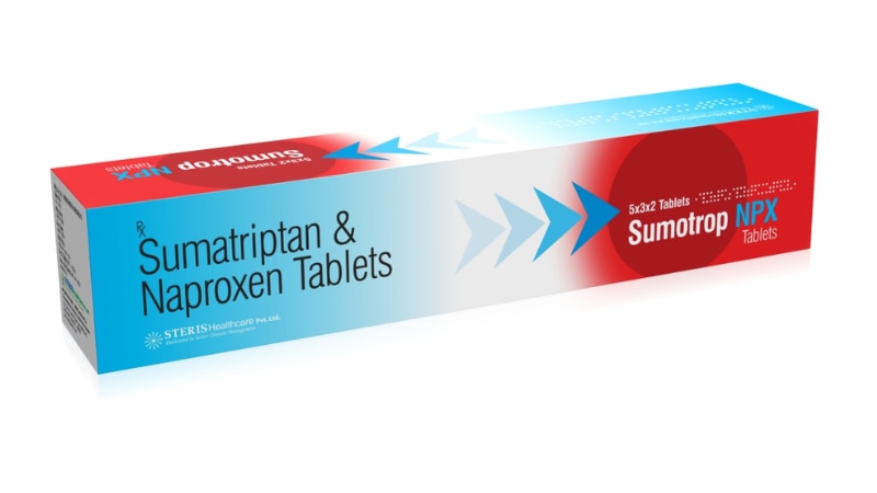 SUMOTROP NPX Sumatriptan (85mg), Naproxen (500mg)Introduction:SUMOTROP NPX combines Sumatriptan and Naproxen to offer powerful, dual-action relief for acute migraine attacks. Sumatriptan, a selective serotonin receptor agonist, and Naproxen, a nonsteroidal anti-inflammatory drug (NSAID), work together to alleviate migraine symptoms quickly and effectively, helping patients regain control of their lives.Key Features and Benefits:Dual-Action Relief:Sumatriptan (85mg): Targets serotonin (5-HT1) receptors to constrict dilated blood vessels in the brain, reducing headache pain and associated symptoms like nausea and sensitivity to light and sound.Naproxen (500mg): Reduces inflammation and pain through its action as an NSAID, providing additional relief and prolonging the effect of Sumatriptan.Rapid and Long-Lasting Relief:The combination of Sumatriptan and Naproxen ensures rapid onset of action, relieving migraine symptoms quickly. The anti-inflammatory properties of Naproxen also help maintain pain relief for a longer duration.Comprehensive Symptom Management:SUMOTROP NPX addresses multiple migraine symptoms, including headache pain, nausea, and sensitivity to light and sound, providing comprehensive symptom relief.Improved Quality of Life:By effectively managing migraine attacks, SUMOTROP NPX enables patients to resume their daily activities with minimal disruption, enhancing overall quality of life.Well-Tolerated and Safe:This combination medication is generally well-tolerated, offering a favorable safety profile for patients needing acute migraine treatment.Dosage and Administration:Initial Dosage:The recommended dose of SUMOTROP NPX is one tablet containing Sumatriptan (85mg) and Naproxen (500mg) taken orally at the first sign of a migraine attack.Maximum Dosage:Do not exceed two tablets in a 24-hour period. If the migraine returns after initial relief, a second dose may be taken at least 2 hours after the first dose.Administration Instructions:Swallow the tablet whole with water. Taking the medication with food may help reduce gastrointestinal side effects associated with Naproxen.Continued Monitoring:Regular monitoring of migraine frequency, severity, and response to treatment is essential to optimize therapy and ensure patient safety.For further information: EMAIL: info@sterispharma.com / contact@sterispharma.com CALL/WHATSAPP: 7877551268, 7849827488 Order NOWhttps://www.sterisonline.com/product/sumotrop-npx-133632