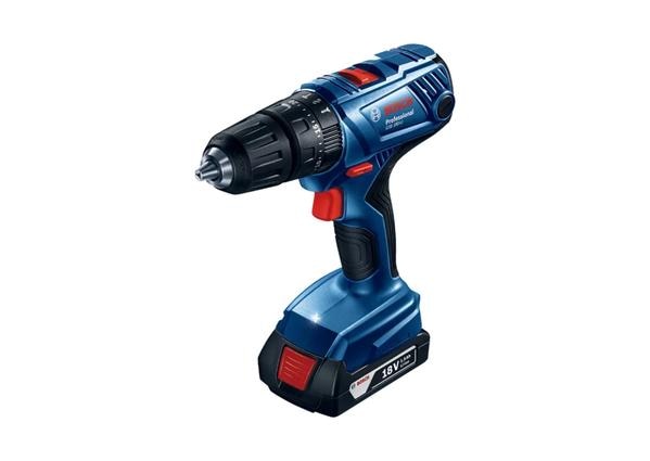 FAIR TRADE CORPORATION (FTC MUMBAI) Authorised Dealers for BOSCH GSB 180-LI PROFESSIONAL CORDLESS COMBIOrder Number: 0 601 9F8 3F0FUNCTIONS & KEY FEATURES:- Affordable: Bosch Quality at affordable price!- Highly Serviceable: Motor has changeable carbon brushes for easy maintenance and serviceability!- Durable: Designed with Robust Housing and Battery Cell Protection!INCLUDED IN THIS VARIANT:- 2 x battery GBA 18V 2.0Ah (Order number: 1 600 A00 1CG)- Quick charger GAL 18V-40 Professional: (Order number: 1 600 A01 9RM)- Carrying caseTECHNICAL DATAADDITIONAL DATA:- Torque (soft/hard/max.): 21/54/- Nm- No-load speed (1st gear / 2nd gear): 0 – 500 / 0 – 1,900 rpm- Battery voltage: 18.0 V- Battery type: Lithium-Ion- Max. impact rate: 27,000 bpm- Chuck capacity, min./max.: 1.5 / 13 mm- Torque settings: 20+2