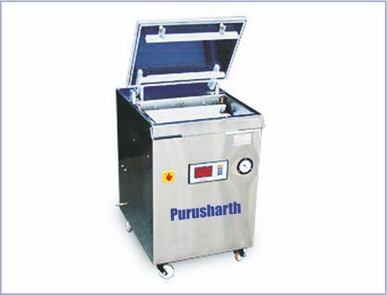>  Double chamber models are suitable for high production rate and labour saving>  Can finish the whole process of extraction, gas flushing, sealing, cooling and exhaust automatically>  The product after packing can be prevented from oxidation, growing mould, insects or getting damp, this extending the shelf life