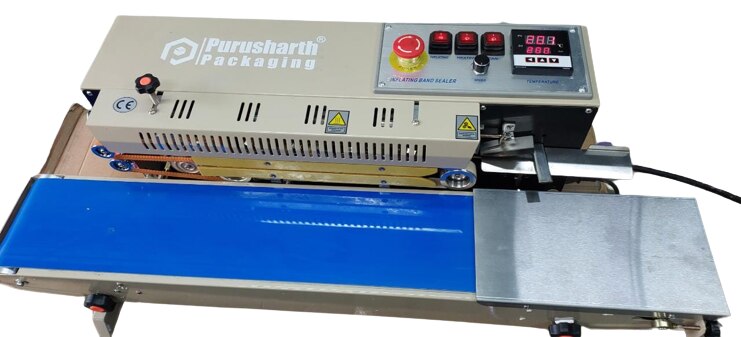 With this machine can pack up to 12 inch height pouch Laminated or 2 layer