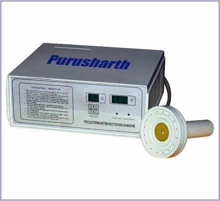 With this machine can pack Bottle with putting Induction wad on cap 