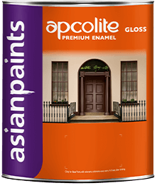 If you are looking for a finish that will always make your metal surfaces look new, look no further. Asian Paints Apcolite Premium Gloss Enamel forms a tough, highly stain-resistant film that imparts a high shine to surfaces painted with this finish. With this high gloss enamel you've got a paint that is one of the toughest and also highly durable.The Apcolite Premium Gloss Enamel coverage on smooth masonry surface by brushing 1 coat 185 - 225 sq.ft/ltr** 2 coat 95 - 110 sq.ft/ltr**The Apcolite Premium Gloss Enamel application procedure is Plaster, Cleaning, Filling for cracks and then filling for holes and dents.The Apcolite Premium Gloss Enamel shelf life is 3 years from date of manufacture (1 year in case of Gold (M003) & Silver (M002) shades), in original tightly closed containers away from direct sunlight and excessive heat.The Apcolite Premium Gloss Enamel sheen level is 75 - 85 on tin plate at 20 Deg Gloss Head.