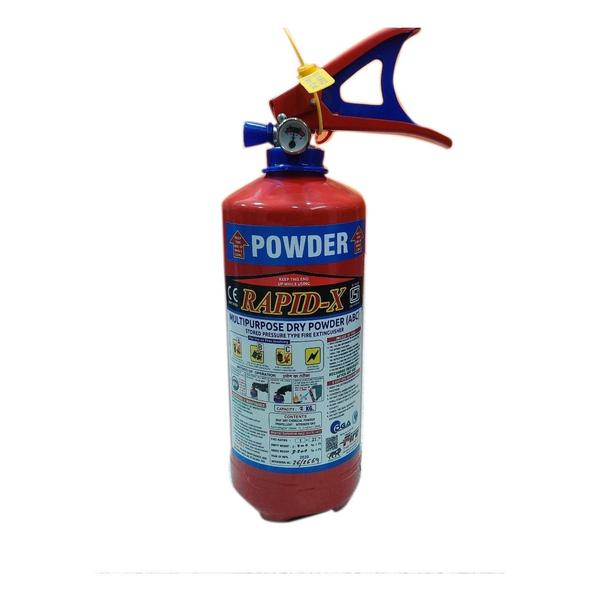 ABC powder based fire extinguishers are the most widely used fire extinguishers, filled with MAP (mono ammonium phosphate) dry powder, Suitable for all types of fire i.e. A b c and electrically started fire effectively extinguish by interrupting the chemical reaction of a fire triangle. Suitable for all - car / home / office / pantry / commercial, residential ; industrial buildings, Home/Office/Car/Commercial/Residential Building Purpose.