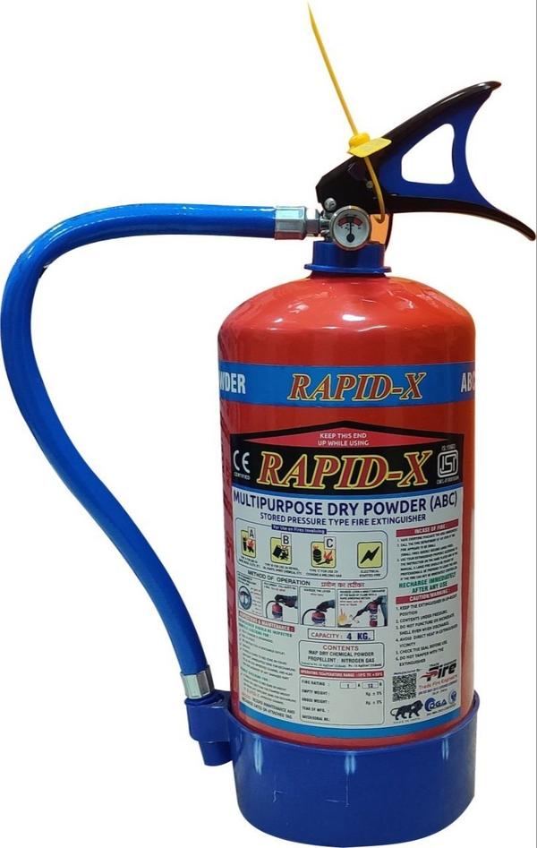 ABC powder based fire extinguishers are the most widely used fire extinguishers, filled with MAP (mono ammonium phosphate) dry powder, Suitable for all types of fire i.e. A b c and electrically started fire effectively extinguish by interrupting the chemical reaction of a fire triangle. Suitable for all - home / office / pantry / commercial, residential ; industrial buildings, Home/Office/Car/Commercial/Residential Building Purpose.
