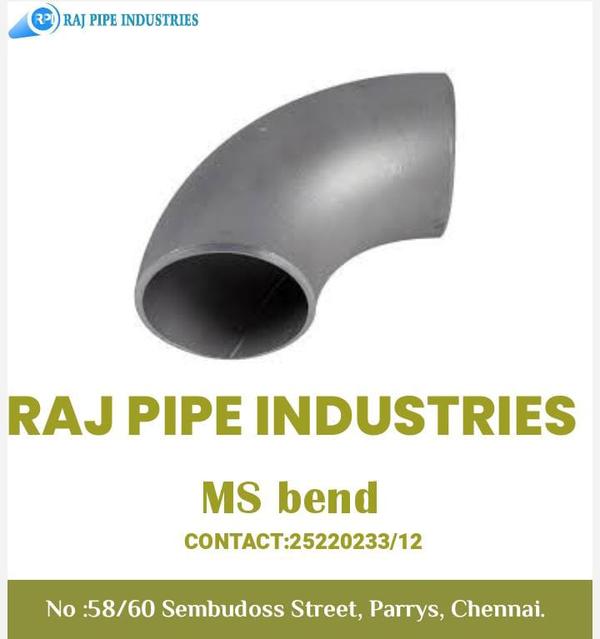 The Mild Steel seamless pipe bend manufacturer in india are used in food processing, chemical and in aerospace industries because of the lower absolute roughness of the surface and the high accuracy of dimensions.