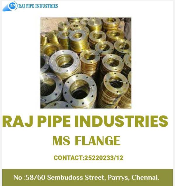Mild steel flanges are low carbon alloy containing 0.05%-0.25% carbon by weight.