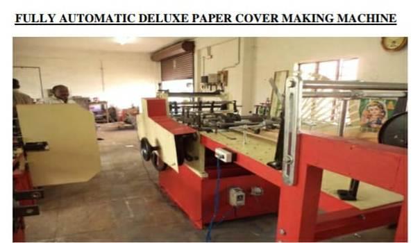 Fully Automatic Paper Cover Making Machine