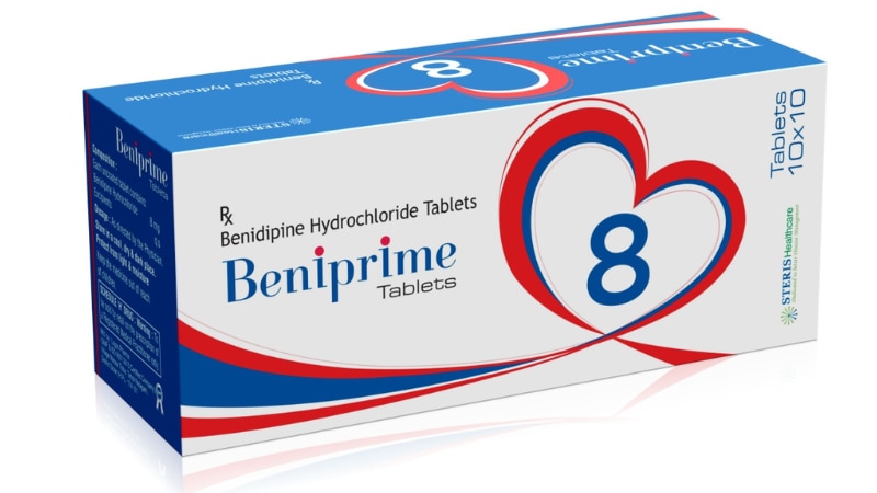 BENIPRIME 8 Benidipine (8mg)Beniprime 8 contains Benidipine 8mg, a medication used primarily for managing hypertension (high blood pressure). Here's a detailed description within the character limit:Beniprime 8, with its active ingredient Benidipine 8mg, belongs to the class of calcium channel blockers. It is commonly prescribed to patients with hypertension to help lower blood pressure and reduce the risk of cardiovascular events.