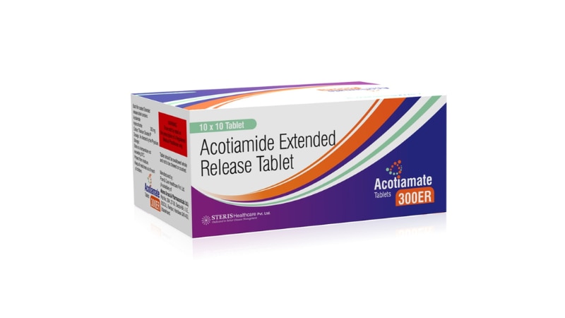 ACOTIAMATE ER 300Acotiamide (300mg ER)Acotiamate ER 300, also known as Acotiamide Extended-Release 300mg, is a medication primarily used to treat functional dyspepsia. Here are some key points about Acotiamate ER 300:Indication: Acotiamate ER 300 is indicated for the management of symptoms associated with functional dyspepsia, including postprandial fullness, early satiation, epigastric pain, and epigastric burning.Mechanism of Action: Acotiamate ER 300 works by enhancing gastric accommodation, which helps in reducing symptoms such as bloating and discomfort after meals. It also modulates gastrointestinal motility, leading to improved digestion and reduced gastric distress.Dosage: The recommended dosage of Acotiamate ER 300 is usually one tablet (300mg) taken orally once daily, preferably before meals. It is important to follow your healthcare provider's instructions regarding dosage and timing.Administration: The tablet should be swallowed whole with a glass of water and should not be crushed, chewed, or divided. Taking it with food may help reduce the risk of gastrointestinal side effects.Adverse Effects: Common side effects of Acotiamate ER 300 may include nausea, diarrhea, abdominal discomfort, and headache. These side effects are usually mild and transient.Precautions: Before taking Acotiamate ER 300, inform your healthcare provider about any existing medical conditions, allergies, or medications you are taking, especially if you have a history of gastrointestinal disorders or liver disease.Storage: Store Acotiamate ER 300 at room temperature away from moisture and heat. Keep it out of reach of children and pets.Consultation: Consult your doctor if you experience severe or persistent side effects while taking Acotiamate ER 300 or if your symptoms do not improve despite treatment. Do not alter the dosage or stop taking the medication without medical advice.Acotiamate ER 300 can be a beneficial option for individuals suffering from functional dyspepsia, but it's crucial to use it as directed and under the supervision of a healthcare professional. For further information:Email: info@sterispharma.com / contact@sterispharma.comCall/WhatsApp: 7877551268, 7849827488ORDER Now: https://www.sterisonline.com/product/acotiamate-er-300-133753
