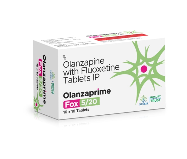OLANZPRIME FOX 5/20 Fluoxetine (20mg) & Olanzapine (5mg)Introduction:OLANZPRIME FOX 5/20 is a combination medication containing Fluoxetine (20 mg) and Olanzapine (5 mg), designed to treat depressive episodes associated with bipolar disorder and treatment-resistant depression. This combination harnesses the antidepressant effects of Fluoxetine and the antipsychotic properties of Olanzapine to provide comprehensive management of these complex conditions.OLANZPRIME FOX 5/20: Effective Combination Therapy for Depression and Bipolar DisorderFluoxetine (20 mg) & Olanzapine (5 mg)Introduction:OLANZPRIME FOX 5/20 is a combination medication containing Fluoxetine (20 mg) and Olanzapine (5 mg), designed to treat depressive episodes associated with bipolar disorder and treatment-resistant depression. This combination harnesses the antidepressant effects of Fluoxetine and the antipsychotic properties of Olanzapine to provide comprehensive management of these complex conditions.Key Features and Benefits:Dual Action: The combination of Fluoxetine, a selective serotonin reuptake inhibitor (SSRI), and Olanzapine, an atypical antipsychotic, targets both mood stabilization and depression, providing a synergistic effect.Depression Treatment: Fluoxetine effectively treats major depressive episodes by increasing serotonin levels in the brain, improving mood, and alleviating depressive symptoms.Bipolar Disorder Management: Olanzapine helps manage manic and mixed episodes associated with bipolar disorder, reducing symptoms such as mood swings, agitation, and irritability.Comprehensive Symptom Relief: The combination addresses a broad spectrum of symptoms, including anxiety, agitation, and cognitive disturbances, offering holistic treatment for patients with complex mental health needs.Proven Efficacy: The combined therapy of Fluoxetine and Olanzapine is well-established, with clinical evidence supporting its effectiveness in treating bipolar depression and treatment-resistant depression.Dosage and Administration:Initial Dosage: The typical starting dose of OLANZPRIME FOX 5/20 is one tablet taken once daily, usually in the evening due to Olanzapine’s sedative effects.Maintenance Dosage: The dosage may be adjusted by a healthcare provider based on the patient's response to treatment and the severity of symptoms. Regular follow-ups are necessary to monitor effectiveness and adjust the dosage accordingly.Administration: The tablet should be taken orally with water, with or without food. It is important to take OLANZPRIME FOX 5/20 at the same time each day to maintain consistent medication levels in the bloodstream.For further information: EMAIL: info@sterispharma.com / contact@sterispharma.com CALL/WHATSAPP: 7877551268, 7849827488 Order NOW https://www.sterisonline.com/product/olanzprime-fox-5-20-134396