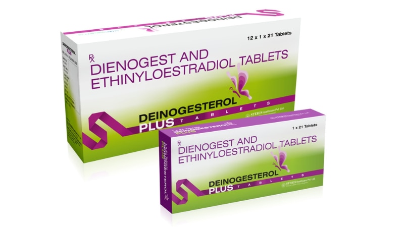 DEINOGESTEROL PLUSDienogest (2mg) & Ethinyloestradiol (30mcg)DEINOGESTEROL PLUS is a combined oral contraceptive containing Dienogest (2mg) and Ethinylestradiol (30mcg). This medication is used to prevent pregnancy by inhibiting ovulation, thickening cervical mucus to prevent sperm penetration, and altering the uterine lining to prevent implantation. It is taken once daily for 21 days, followed by a 7-day break. Common side effects may include nausea, headache, breast tenderness, and mood changes. It should not be used during pregnancy or if you have a history of blood clots. For further information:Email: info@sterispharma.com / contact@sterispharma.comCall/WhatsApp: 7877551268, 7849827488Order Now: https://www.sterisonline.com/product/deinogesterol-plus-133832