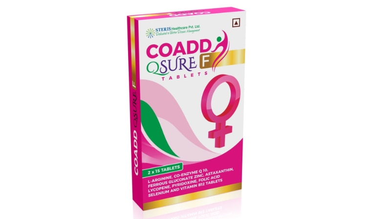 CO ADD Q SURE F Astaxanthin,Lycopene,Zinc , Selenium, L-Arginine , Ferrous Gluconate , Folic Acid , Pyridoxine , Vitamin B12, Co- enzyme Q10