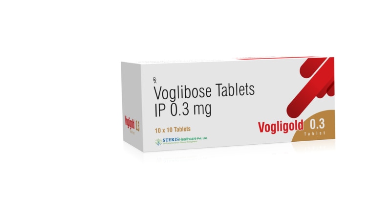 VOGLIGOLD 0.3 Voglibose (0.3mg)Introduction to VOGLIGOLD 0.3VOGLIGOLD 0.3 is an oral medication designed to help manage type 2 diabetes mellitus by controlling blood sugar levels. It contains Voglibose, an alpha-glucosidase inhibitor that works by slowing the digestion and absorption of carbohydrates in the intestines. This mechanism helps prevent spikes in blood sugar levels after meals. VOGLIGOLD 0.3 is used alongside diet and exercise to improve glycemic control in adults with type 2 diabetes.Key Component and Mechanism of ActionVoglibose 0.3mgVoglibose is a potent alpha-glucosidase inhibitor. It functions by inhibiting the alpha-glucosidase enzyme in the small intestine, which is responsible for breaking down complex carbohydrates into simple sugars. By inhibiting this enzyme, Voglibose slows down the conversion of carbohydrates into glucose, thereby reducing the postprandial (after-meal) rise in blood sugar levels.Slows Carbohydrate Absorption: By delaying the absorption of glucose, Voglibose helps to smooth out the postprandial blood glucose peaks.Reduces Postprandial Hyperglycemia: It specifically targets the blood sugar spikes that occur after meals, making it an effective treatment for controlling postprandial hyperglycemia.Benefits of VOGLIGOLD 0.3Effective Postprandial Blood Sugar ControlManages After-Meal Blood Sugar Levels: VOGLIGOLD 0.3 helps to manage and reduce the rise in blood sugar levels that occur after meals.Complementary Therapy: It can be used in combination with other antidiabetic medications such as metformin, sulfonylureas, or insulin to provide comprehensive glycemic control.Additional Health BenefitsWeight Neutral: Voglibose is generally weight neutral, making it a favorable option for patients concerned about weight gain associated with other diabetes medications.Low Risk of Hypoglycemia: When used alone, Voglibose has a low risk of causing hypoglycemia (low blood sugar), as it does not increase insulin secretion directly.How to Use VOGLIGOLD 0.3Dosage and AdministrationRecommended Dosage: The typical dosage of VOGLIGOLD 0.3 is one tablet taken three times a day, just before meals.Administration: Take the tablet whole with a glass of water, just before starting your meal. This timing ensures that the medication works effectively by inhibiting the enzyme responsible for carbohydrate digestion.Guidelines for Optimal UseConsistent Use: For best results, take VOGLIGOLD 0.3 regularly at the same times each day as prescribed by your healthcare provider.Monitor Blood Sugar Levels: Regular monitoring of blood sugar levels is important to ensure the medication is effectively controlling your diabetes. Adjustments to your treatment plan may be necessary based on these readings.For further information: EMAIL: info@sterispharma.com / contact@sterispharma.com CALL/WHATSAPP: 7877551268, 7849827488 Order Nowhttps://www.sterisonline.com/product/st-gliptin-dapa-100-10-134075