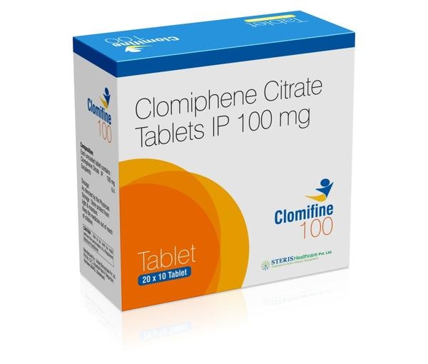 CLOMIFINE 100Clomiphene (100mg)Clomifine 100 is a medication containing Clomiphene at a strength of 100mg. Clomiphene is a selective estrogen receptor modulator (SERM) used to induce ovulation in women struggling with infertility due to anovulation or irregular ovulation. It works by stimulating the release of hormones needed for ovulation. This medication is typically taken orally once daily for a specific period, usually starting on the 5th day of the menstrual cycle. Side effects may include hot flashes, abdominal discomfort, nausea, and mood swings. It's essential to follow your doctor's instructions carefully while using Clomifine 100.'For further information:Email: info@sterispharma.com / contact@sterispharma.comCall/WhatsApp: 7877551268, 7849827488Order Now: https://www.sterisonline.com/product/clomifine-100-133820
