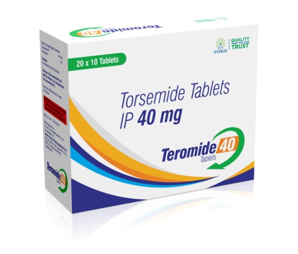 TORSIP 40Torsemide 40mgTorsip 40 contains Torsemide 40mg, a diuretic medication used to treat fluid retention (edema) in conditions like heart failure, kidney disease, and liver disease. It helps reduce swelling by increasing urine production, thereby eliminating excess water and salt from the body. This medicine is commonly prescribed to manage high blood pressure as well. It should be taken as directed by your doctor, usually once daily in the morning. Common side effects may include dizziness, dehydration, low potassium levels, and increased urination. Always follow your doctor's instructions and inform them of any side effects or concerns.For further information:Email: info@sterispharma.com / contact@sterispharma.comCall/WhatsApp: 7877551268, 7849827488Order Now: https://www.sterisonline.com/product/torsip-40-134113