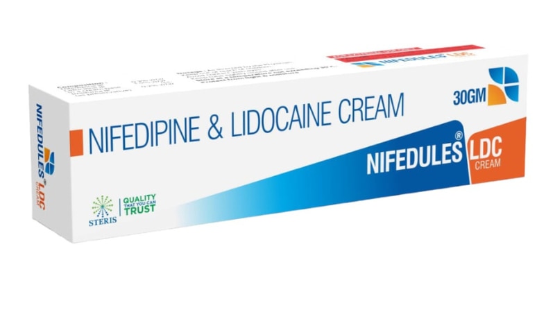 NIFEDULES LDC Nifedipine & Lidocaine CreamNIFEDULES LDC is a topical cream combining two active ingredients: Nifedipine and Lidocaine. Nifedipine belongs to the calcium channel blocker class, aiding in the relaxation of blood vessels and improving blood flow. Lidocaine, a local anesthetic, works to numb the skin, reducing pain and discomfort.Dual Action: Nifedipine helps dilate blood vessels, while Lidocaine numbs the skin.Uses: Effective for conditions like anal fissures, hemorrhoids, and certain skin conditions causing pain or discomfort.Application: Apply a thin layer of the cream to the affected area, following the doctor's instructions.Precautions: Avoid contact with eyes and broken skin. Consult a healthcare professional before use, especially during pregnancy or breastfeeding.Side Effects: Rare but may include skin irritation or allergic reactions. Discontinue use if any adverse effects occur.NIFEDULES LDC provides targeted relief, making it a valuable option for managing localized pain and discomfort effectively. Always use as directed by a healthcare provider for optimal results and safety.For further information:Email: info@sterispharma.com / contact@sterispharma.comCall/WhatsApp: 7877551268, 7849827488ORDER Now: https://www.sterisonline.com/product/nifedules-ldc-133495