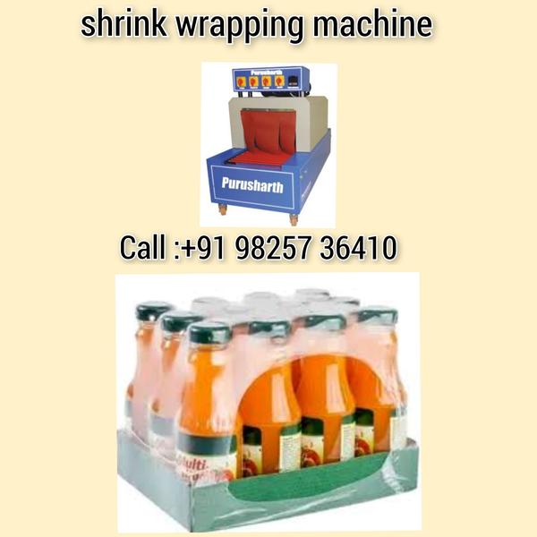 shrink wrapping machine for soda bottle 