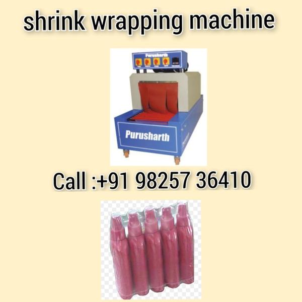 shrink wrapping machine for bottle 