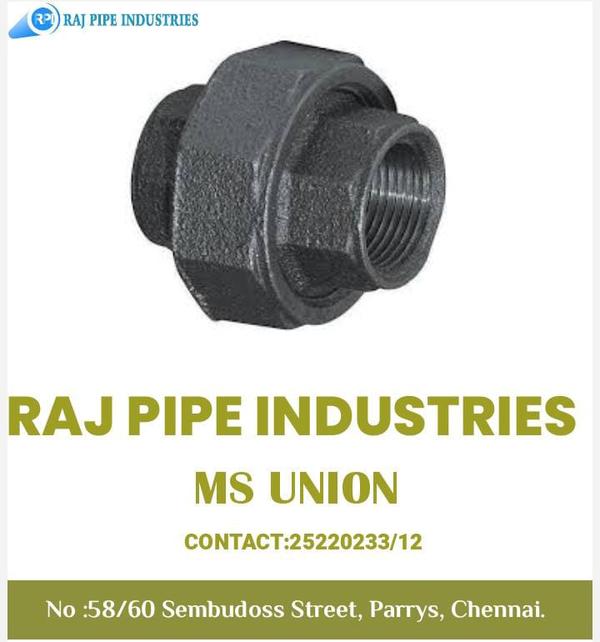 MS Union is included in piping connection requiring a positive seal and easy assembly as well as disassembly.