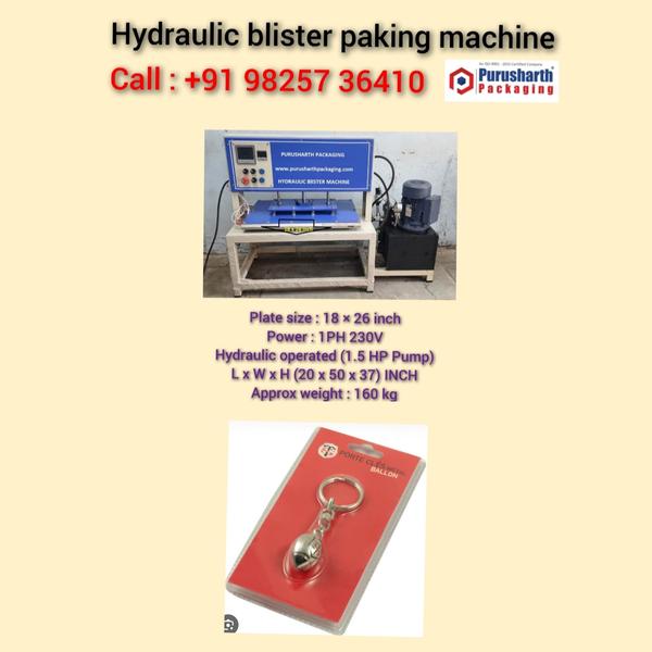 keychain blister packing machine