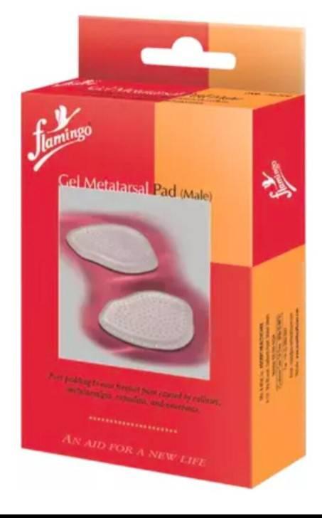 Alleviates the pressure of the high-heeled shoes that brings to the foot palm and foot archEnsure maximum relief from tired and aching feetNon-slip design gives a firm support and offers massaging effectIn-Box Contents: 1-Piece Metatarsal Gel Pad