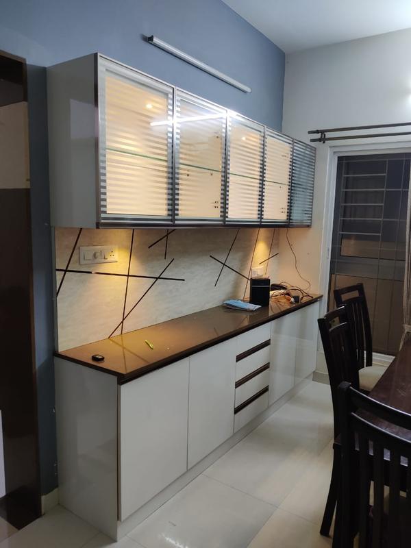 We know the importance of the kitchen in every home, so we concentrate more on kitchen interiors. The kitchen is the place where you need to spend most of your time cooking delicious food. We ask our customers about their expectations and we design kitchen interiors as on the requirements. Another factor we consider the most is quality over cost, we only design high class and high-quality interiors at a half rate that is packet friendly. We make our customers feel satisfied with their budget.