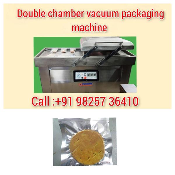 double chamber vacuum packing machine