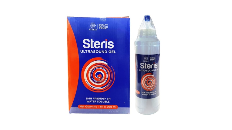 STERIS ULTRASOUND GEL Skin Friendly PH Water SolubleOverviewSTERIS ULTRASOUND GEL is a high-quality, skin-friendly, pH-balanced, and water-soluble gel designed for use in ultrasound diagnostic and therapeutic procedures. This gel is formulated to provide optimal acoustic transmission, ensuring clear and accurate imaging. Its gentle, non-irritating formula makes it suitable for all skin types, including sensitive skin.Key Features and BenefitsOptimal Acoustic TransmissionProvides excellent conductivity for ultrasound waves, resulting in clear and precise imaging.Enhances the effectiveness of diagnostic and therapeutic ultrasound procedures by minimizing air bubbles and ensuring consistent contact between the transducer and the skin.Skin-Friendly and pH-BalancedFormulated with a pH that matches the skin's natural level, ensuring compatibility and reducing the risk of irritation or adverse reactions.Free from harsh chemicals, parabens, and fragrances, making it safe for use on all skin types, including sensitive and delicate skin.Water-SolubleEasily washable and leaves no residue on the skin, making cleanup simple and convenient.Non-staining and non-greasy, ensuring comfort for both the patient and the healthcare provider during and after the procedure.Multi-Use ApplicationSuitable for a wide range of ultrasound procedures, including obstetric, gynecological, abdominal, cardiac, and vascular imaging.Also ideal for therapeutic ultrasound applications, such as physiotherapy and rehabilitation treatments.Hypoallergenic and Non-IrritatingDesigned to minimize the risk of allergic reactions, making it suitable for patients with allergies or skin sensitivities.Dermatologically tested to ensure safety and comfort for prolonged use.Usage and ApplicationSTERIS ULTRASOUND GEL should be applied directly to the skin in the area where the ultrasound procedure will be performed. A sufficient amount of gel should be used to cover the area and ensure good contact between the transducer and the skin. After the procedure, the gel can be easily wiped off or washed away with water.Benefits of STERIS ULTRASOUND GELEnhanced Imaging Quality: Provides a reliable medium for sound wave transmission, resulting in high-quality images for accurate diagnosis and treatment.Patient Comfort: Its gentle, non-irritating formula ensures patient comfort, even during prolonged procedures.Ease of Use: Water-soluble and easy to clean, making it practical for both patients and healthcare providers.Versatility: Suitable for a wide range of diagnostic and therapeutic applications, making it a versatile addition to any medical setting.Side EffectsSTERIS ULTRASOUND GEL is generally well-tolerated and unlikely to cause side effects. However, in rare cases, individuals with extremely sensitive skin may experience mild irritation. If irritation occurs, discontinue use and consult a healthcare provider.PrecautionsStorage: Store the gel in a cool, dry place away from direct sunlight to maintain its effectiveness and longevity.Avoid Contamination: Ensure that the gel container is kept closed when not in use to prevent contamination.ConclusionSTERIS ULTRASOUND GEL is a premium choice for medical professionals seeking a reliable, skin-friendly, and effective gel for ultrasound procedures. Its optimal acoustic transmission properties, combined with a gentle and pH-balanced formula, ensure clear imaging and patient comfort. The water-soluble nature of the gel makes it easy to clean, enhancing convenience for both patients and healthcare providers. With its versatility and safety, STERIS ULTRASOUND GEL is an essential tool for high-quality ultrasound diagnostics and therapeutic applications.For further information: EMAIL: info@sterispharma.com / contact@sterispharma.com CALL/WHATSAPP: 7877551268, 7849827488 Order NOW