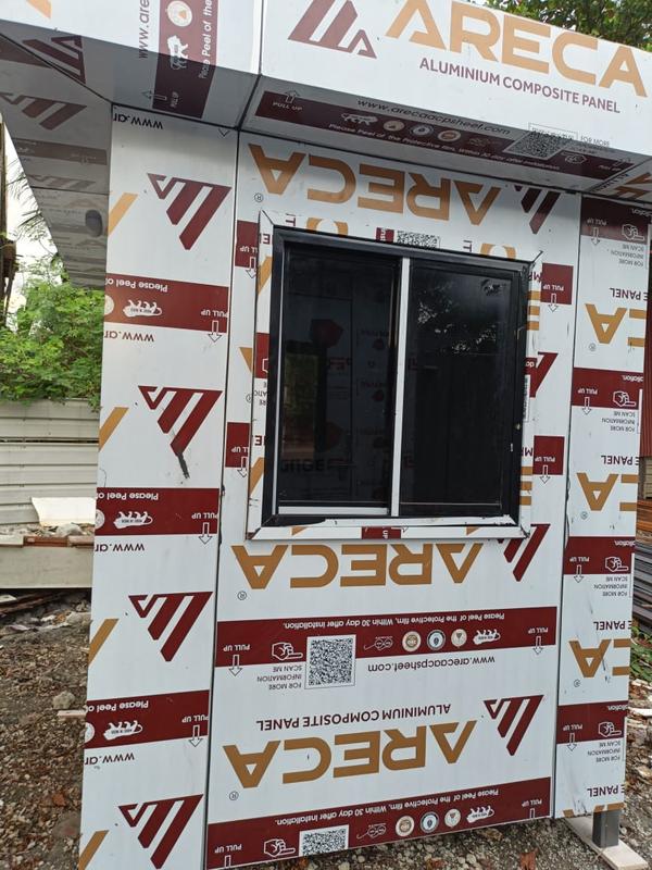 High-Quality Prefabricated/Portable Security Cabins in Surat, GujaratEnsure the safety and security of your premises with Mehta Porta Cabin's premium prefabricated/portable security cabins, now available in Surat, Gujarat. Our security cabins are designed to offer a durable, cost-effective, and customizable solution for various security needs. Whether you require a security post for residential complexes, commercial properties, construction sites, or events, our security cabins provide a reliable and functional space for your security personnel.Key Features and Specifications:    Robust Construction: Our prefabricated security cabins are constructed using high-quality materials to ensure strength and durability. The sturdy steel frame and weather-resistant panels guarantee long-lasting performance, even in harsh conditions.    Customizable Designs: Mehta Porta Cabin offers a range of customizable options to meet your specific security requirements. Choose from different sizes, interior layouts, and finishes to create the ideal security cabin for your needs.    Thermal Insulation: Equipped with superior thermal insulation, our security cabins maintain a comfortable indoor temperature throughout the year, ensuring a pleasant working environment for security personnel.    Rapid Installation: Prefabricated components enable quick and hassle-free assembly, allowing you to have a fully functional security cabin in no time. This minimizes downtime and ensures prompt deployment.    Portability: Designed for easy transportation, our portable security cabins can be relocated with minimal effort, providing flexibility for changing security needs and locations.    Energy Efficiency: Energy-efficient lighting and ventilation systems help reduce operational costs and environmental impact, making our cabins a sustainable choice.    Safety and Security: Features such as secure locking systems, fire-resistant materials, and robust construction ensure the safety and security of the cabin and its occupants.    Low Maintenance: High-quality materials and finishes ensure that our security cabins require minimal maintenance, saving you time and money in the long run.Why Choose Mehta Porta Cabin Prefabricated/Portable Security Cabins in Surat, Gujarat?At Mehta Porta Cabin, we are committed to delivering top-quality prefabricated solutions that cater to the unique needs of our clients in Surat, Gujarat. Our security cabins are designed with precision and attention to detail, ensuring that you receive a product that not only meets but exceeds your expectations.Applications of Prefabricated/Portable Security Cabins:    Residential Complexes: Provide a secure and comfortable post for security personnel at residential buildings and gated communities.    Commercial Properties: Ensure the safety of commercial buildings, shopping centers, and offices with our reliable security cabins.    Construction Sites: Ideal for construction sites, offering a functional and easily relocatable security post for site security personnel.    Events and Venues: Suitable for temporary security setups at events, exhibitions, and outdoor venues, providing a secure space for event security teams.    Industrial Facilities: Enhance security at industrial sites, factories, and warehouses with our durable and customizable security cabins.Serving Surat, Gujarat:With a strong presence in Surat, Gujarat, Mehta Porta Cabin is dedicated to providing high-quality prefabricated security cabins that meet the specific needs of the local market. Our expert team is available to assist you with customization, installation, and ongoing support, ensuring you receive the best possible solution for your security requirements.Experience the Mehta Porta Cabin Advantage:    Quality Assurance: Each security cabin undergoes stringent quality checks to ensure it meets the highest standards of durability and performance.    Comprehensive Support: From design consultation to installation and after-sales service, our team is committed to providing exceptional customer support.    Innovative Solutions: We continuously incorporate the latest technological advancements and design trends into our products, offering innovative prefabricated solutions that enhance your security infrastructure.Enhance your security setup with Mehta Porta Cabin's prefabricated/portable security cabins in Surat, Gujarat. Contact us today to learn more about our customizable options and how we can help you create the perfect security post for your needs.Mehta Porta Cabin - Your Partner in Prefabricated Solutions in Surat, Gujarat.