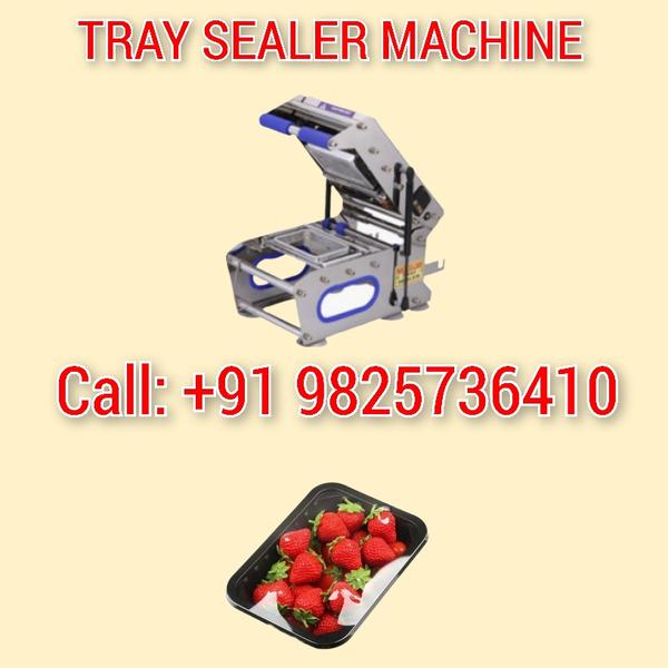 Fresh strawberries Tray sealer packaging machine 
