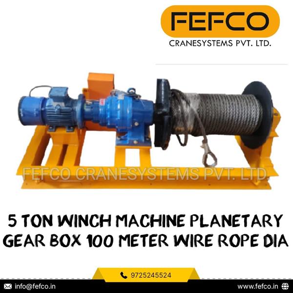 Worm Type / L-Type Winch CAPACITY : 1 Ton to 20 TonLIFTING : 6 M to 20 MIS 3177 / IS 807 (For design, Manufacturing& TestingCapacity : 5 Ton to 2 TonLift : 6 m to 25 m