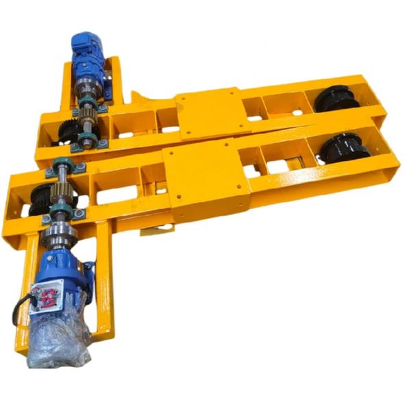 Product DescriptionSpecifications 1. Overhead Crane Self-Designed End Carriage/End Truck2. For overhead crane, gantry crane Overhead Crane Self-Designed End Carriage/End Truck, Electric End Carriage Steel Crane Wheels For Overhead Crane 1ton ~ 100ton. 1~100T crane trolley-end carriageIndependently driven.for single girder & double girder.Low repair rate.Tough material, high safety. Nante has successfully developed crane kits systems for all kinds of overhead cranes. We are committed to provide our quality service though operational excellence and technology improvement. A wide range of Crane End Carriage is available for customers' choice. They are designed for single girder crane, double girder crane range from 1~50ton(standard), other capacity can be customized.With the backup of high quality manufacturing facilities and solid technological strength, we have been pursuing for nearly two decades the service principle of