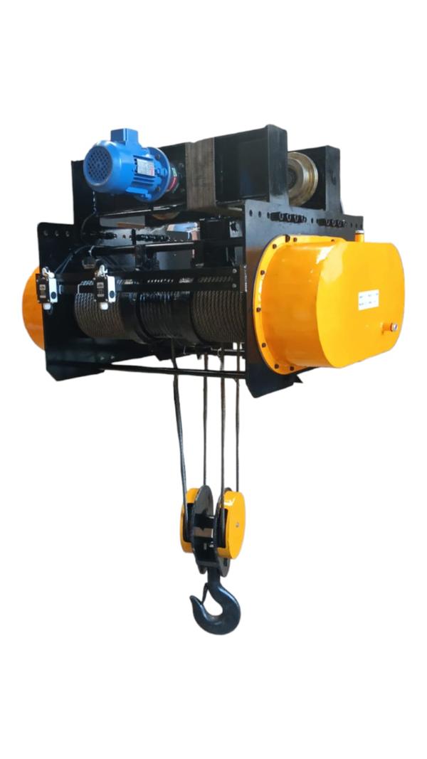 Wire Rope Hoist manufacturers, Supplier, Exporter in Ahmedabad, Gujarat, IndiaWire Rope Hoist Specification:CAPACITY : 1 Ton to 20 TonLIFTING : 6 M to 20 MHT Speed : 4 mpm to 6 mpmCT Speed : 12 mpm to 18 mpmBased on the huge experience of the sector, we are committed to the production, supply and export of wire rope hoists in Ahmedabad, India. We offer broad range of wire rope hoist, utilizing advanced technology and best quality components. All these parts are inspected on various parameters after that sent for the final dispatch. Wire rope hoist are installed in these winches for their wide use in the fire industry. Equipped with low head and standard industrial motors, these winches are widely used in various operations in the engineering industry. The unwavering support of our technical experience has enabled us to meet the complex needs of different sectors. The products offered by us are used in all hi-tech warehouses of well-known companies. Our clientele by the Indian subcontinent is the testimony of the overwhelming response that our products have received. Also we offer customized this Wire Rope Hoist as per the requirements of the customers at the most affordable prices.
