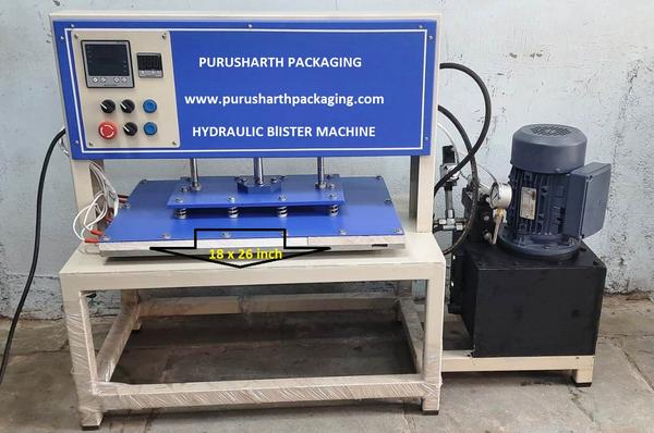 Hydraulic blister packing machine