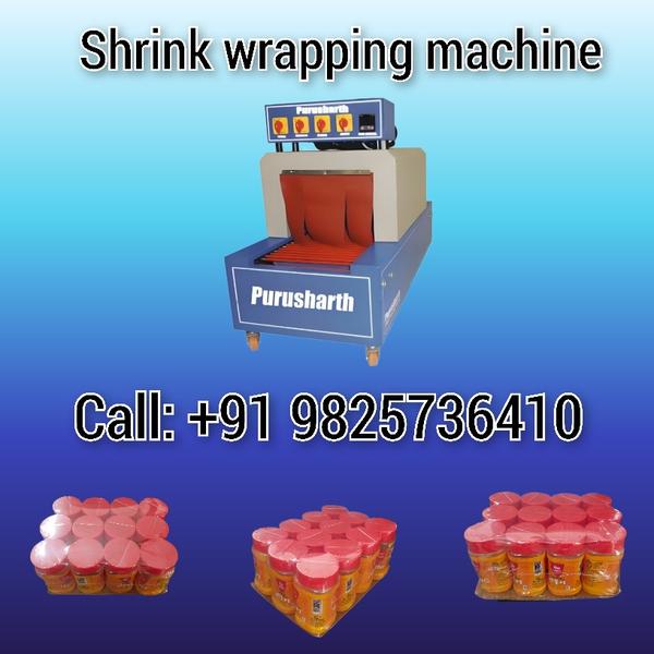 Hing powder (Asafoetida) shrink wrapping packaging machine 