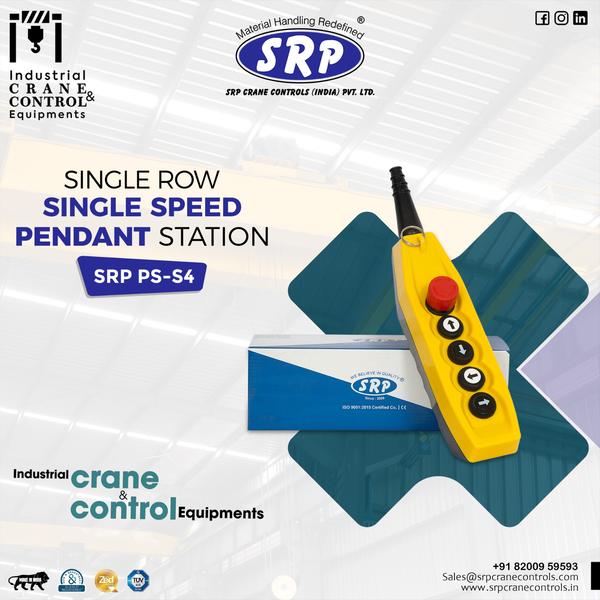 Product Details:Usage/Application Eot CraneBrand SRPSwitch Type Pendant ButtonMaterial/Body PlasticOperation Temperature -15 degree C to 70 degree CVoltage 230 - 440 VMax Current 61AEnclosure IP65Power Consumption 12WFeatures:UnbreakableWaterproof1 year guarantee