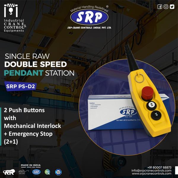 Product Details:Usage/Application Eot CraneBrand SRPSwitch Type Pendant ButtonMaterial/Body PlasticVoltage 230 - 440 VOperation Temperature -15 degree C to 70 degree CMax Current 61AEnclosure IP65Power Consumption 12WFeatures:UnbreakableWaterproof1 year guarantee