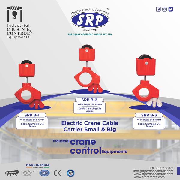 Product Details:Loading Capacity 0-30 kgTrolley Material FRPSpeed Upto 20 m/minBrand SRPRound Cable Dia 26 mmWire Rope Dia 10 mmBeing one of the renowned firms in the industry, we are decidedly involved in providing a premium quality array of Cable Carrier Clamping Trolley.Features:Easy installationCorrosion resistanceOptimum strengthAdditional Information:Item Code: SRP B-1