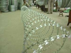 Banke Bihari Wire Industries is a well-known Concertina Coil & Wire 900mm Manufacturer Company in Delhi, which is engaged in supplying Concertina Coil & Wire 900mm in Delhi. We are offering Concertina Coil & Wire 900mm at the best price in Delhi. Concertina Coil & Wire 900mm is available for bulk supplying in Delhi. We are committed to providing reliable Concertina Coil & Wire 900mm Installation Services at affordable prices in Delhi. Due to their fine finish and sturdy nature, these products are broadly praised in the market. These products are made from the best quality raw material and sophisticated technique.