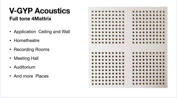 Accouastic Perforated Gypsum Board